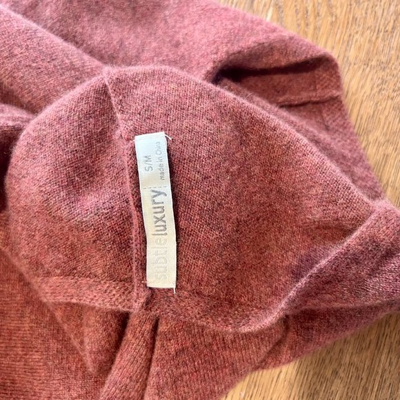 Subtle Luxury Tapered Dolman Top 100% Cashmere Excellent Condition SZ S/M - Picture 5 of 6